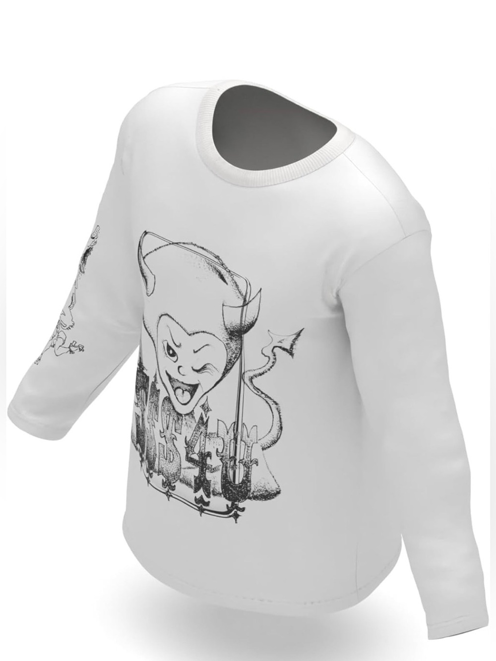 Drake Official Some Sexy Songs 4 U Devil Long Sleeve T-Shirt Large NWOT